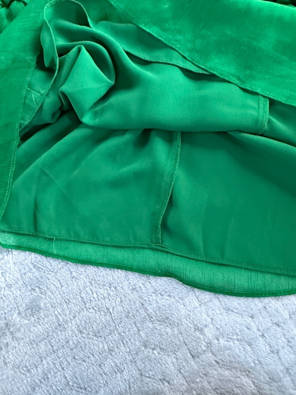 CeCe Emerald Off-Shoulder Ruffle Sleeve Blouse - Picture 4 of 4